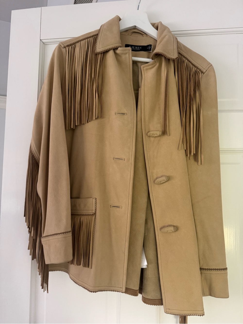 Ralph Lauren Fringe Suede Jacket - Picture 3 of 9